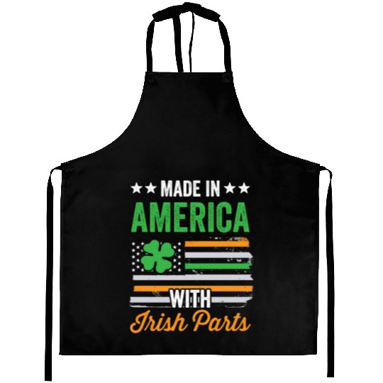 Made In America With Irish Parts Ireland Gaelic Aprons