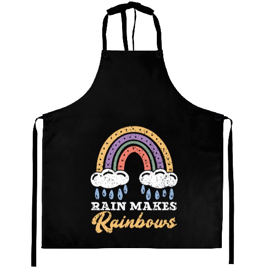 Rain Makes Rainbows Rainbow Whisperer Aprons