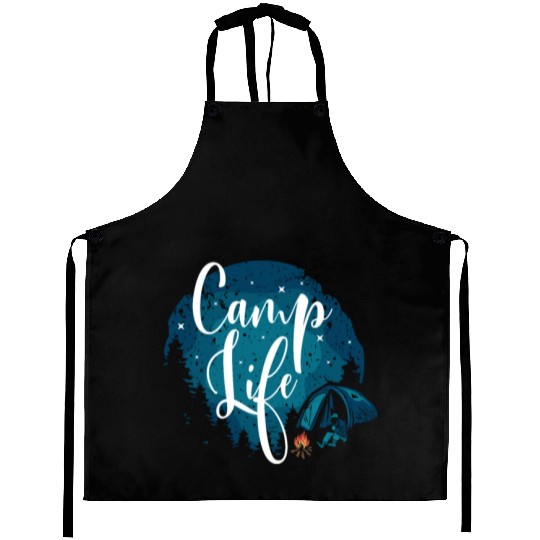 Camping Camper Present Nature Lover Van Aprons