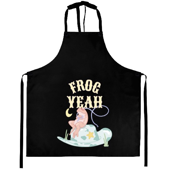 FROG YEAH Funny Cute Frog Aprons