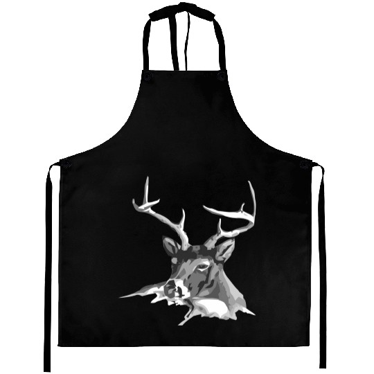 Mule Deer Pocket-Style Emblem Aprons