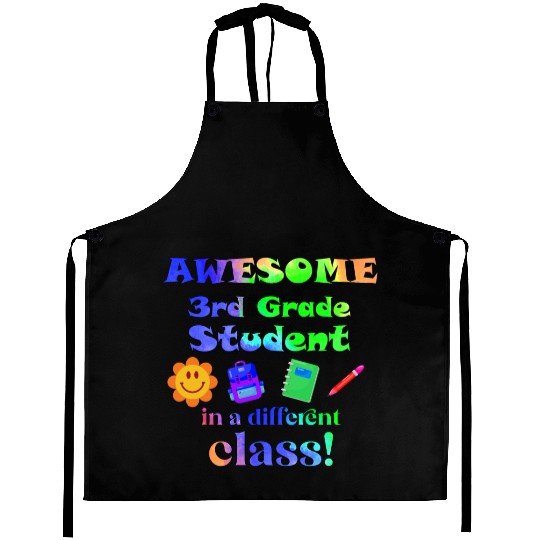 Awesome Third Grade Student in a Different Class Aprons