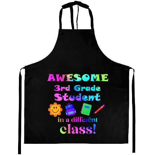 Awesome Third Grade Student in a Different Class Aprons