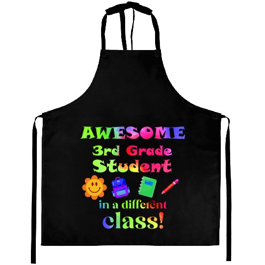Awesome Fourth Grade Student in a Different Class Aprons