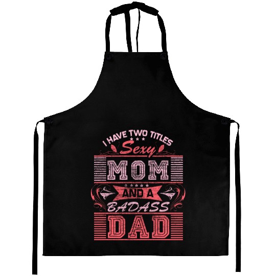 Single Mom Mom Daughter Gift Idea Aprons