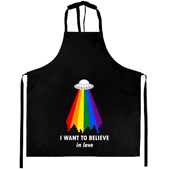 I Want to Believe (In Love) Aprons