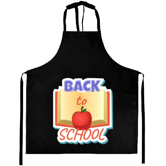 Back to School Sticker Aprons