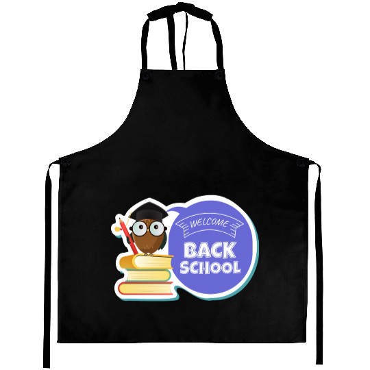 Back to School Sticker Aprons