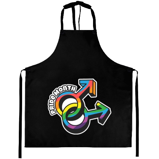 Pride Month LGBTQ Sticker Aprons