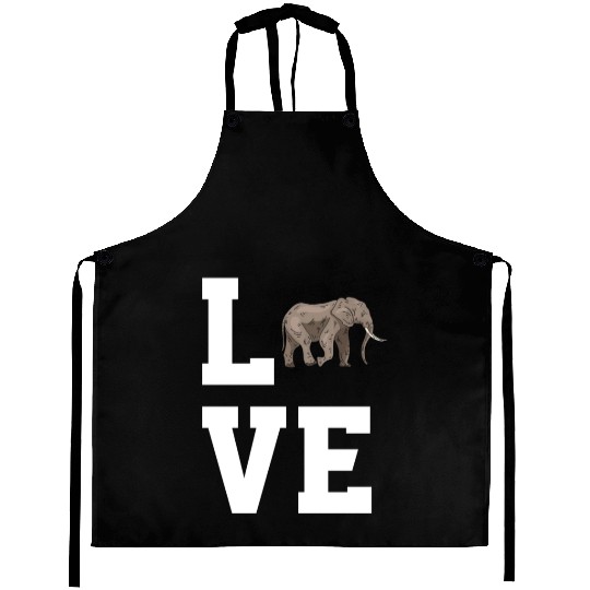 Love Elephants Aprons