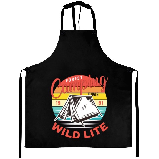 forest camping time wild lite Aprons