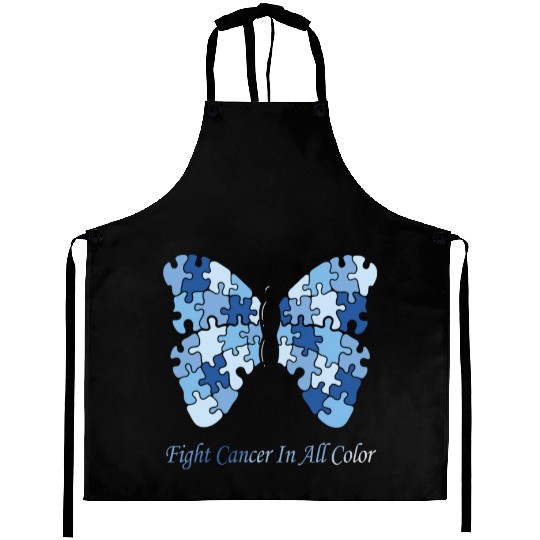 Cancer Sucks In Every Color Fighter Fight Support Aprons