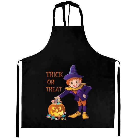 Trick Or treat halloween Aprons