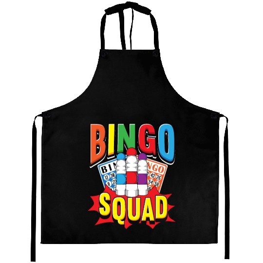 Bingo Squad Aprons