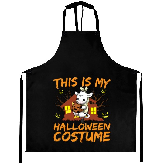Scary Creepy Animal This Is My Halloween Costume Aprons