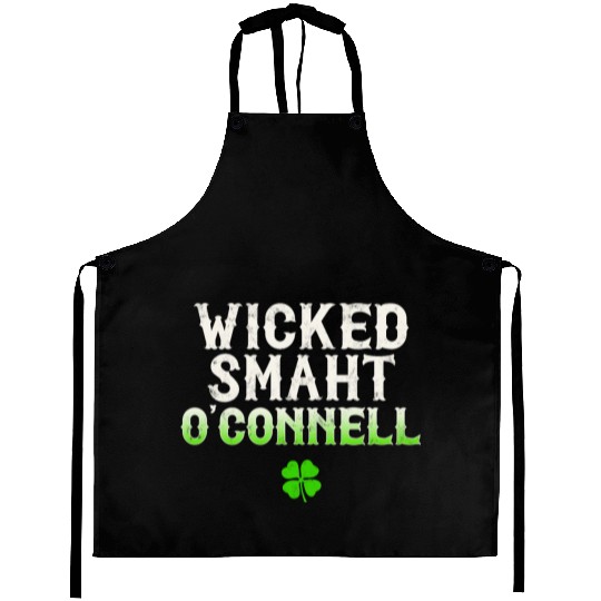 Wicked Smaht O'Connell Clan Boston Irish Slang Aprons