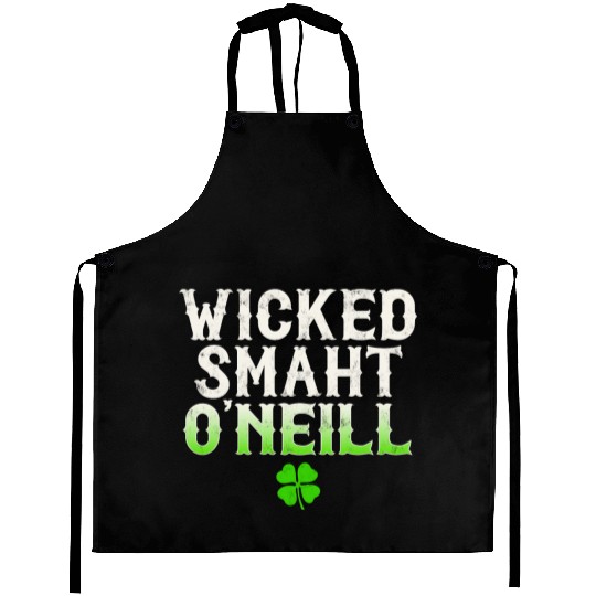 Wicked Smaht O'Neill Clan Boston Irish Slang Aprons
