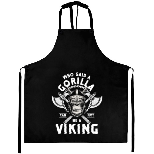 Gorilla Silverback Zoo Aprons