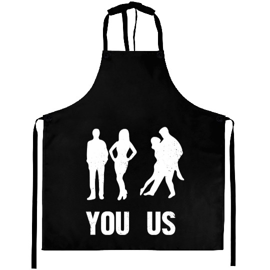 Latin Dance Salsa Dancing Couple Aprons