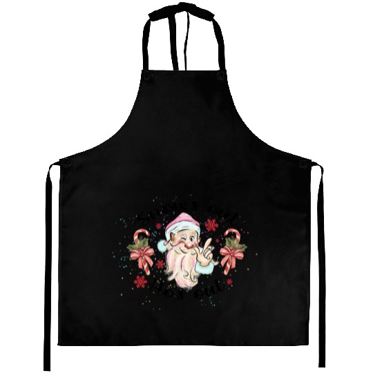 Snow Out Santa Ho Ho Ho Aprons
