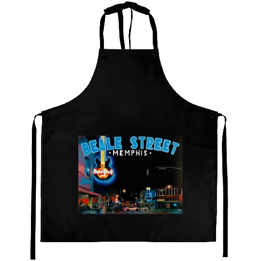 Beale Street at Night Aprons