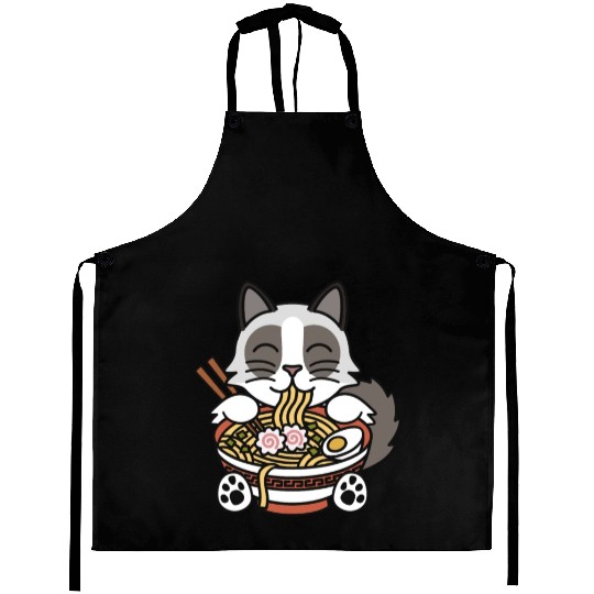Ragdoll Cat Ramen Noodles Aprons