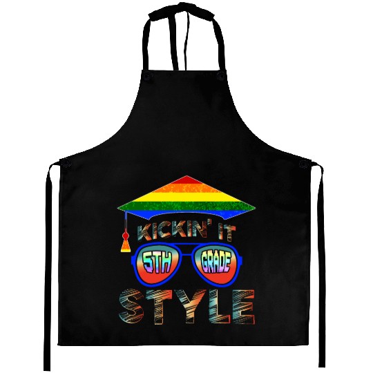 Kicking it 5th grade style Aprons