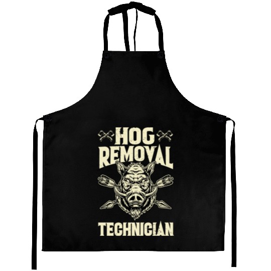 Hog Removal Technician Boar Hunting Aprons