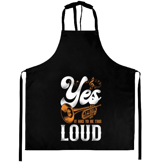 Trumpet Player Vintage Yes It Has Aprons