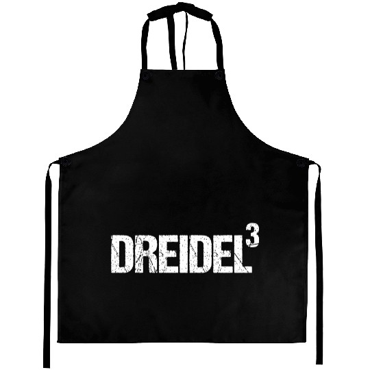 Funny Dreidel Dreidel Dreidel Cubed Hanukkah Math Aprons