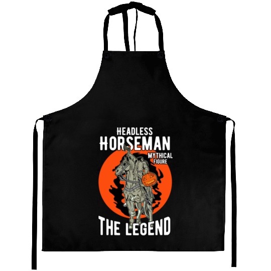 Headless Horseman Halloween Aprons, Halloween Party