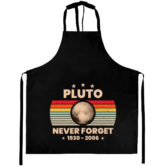 Pluto Never Forget 1930 - 2006 Aprons