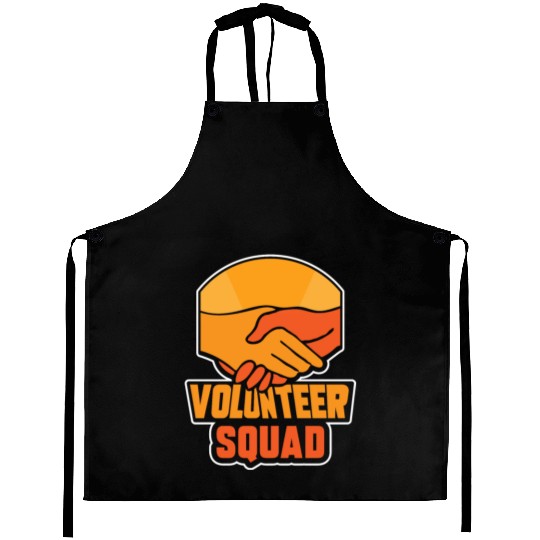 Volunteer Squad Volunteers Unpaid Volunteering Aprons