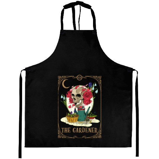 Garden Plants Tarot Card Occult Club Gothic Aprons