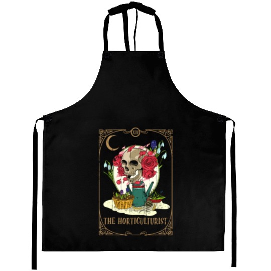 Horticulture Plants Tarot Card Occult Club Gothic Aprons