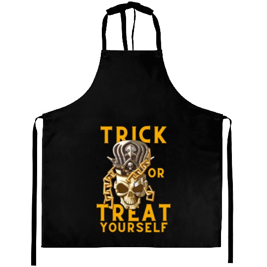 Trick Or treat Design for Halloween Aprons