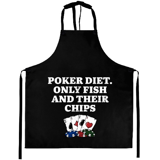 Poker Diet Fish and Their Chips Poker Player Aprons