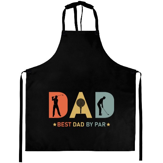 Best dad by par - Golf Aprons