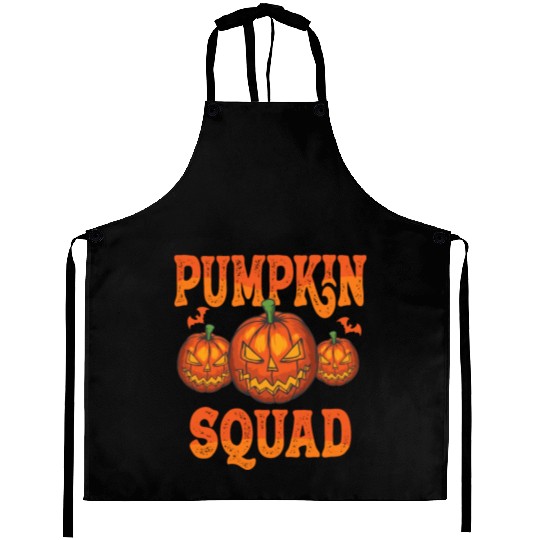Halloween Pumpkin Squad Aprons