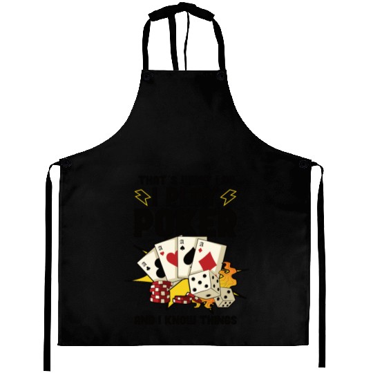 Poker Casino Poker Player Gambling Roulette Gift Aprons