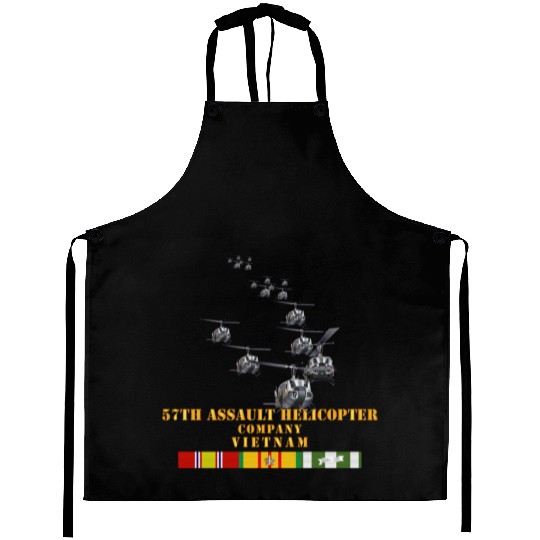 Army 57th Assault Helicopter Co w VN SVC X 300 Aprons