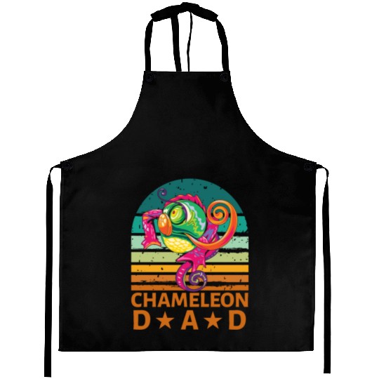 Chameleon Dad Aprons