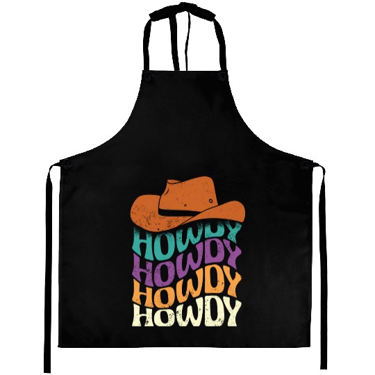 Howdy hippie style Aprons