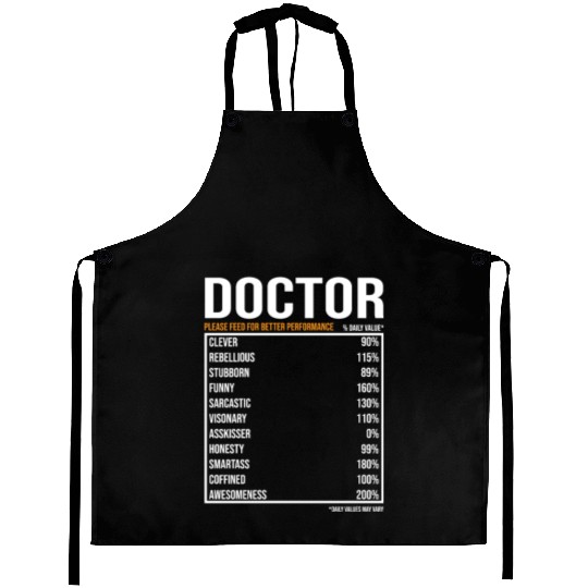 Doctor Daily Value funny Doctor Aprons