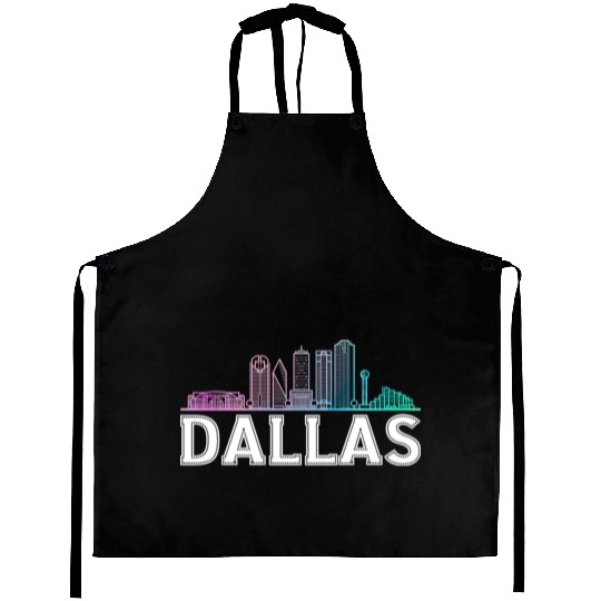 Dallas City Texas Dallas Aprons