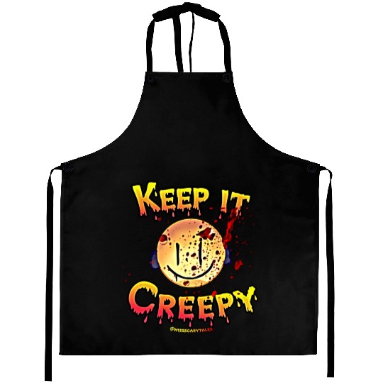 Miss Scarytales says Keep it Creepy Aprons