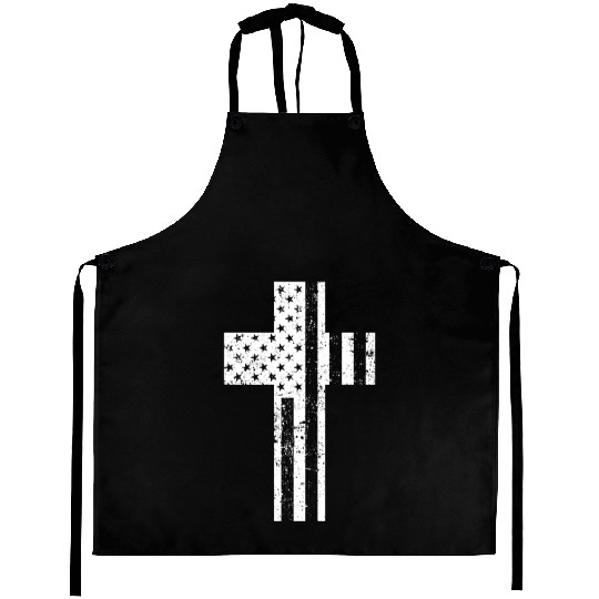 US Flag Cross American Army Veterans Aprons