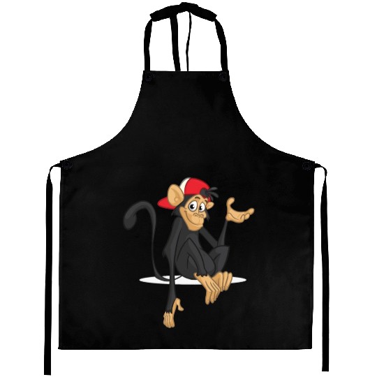 Black monkey Aprons