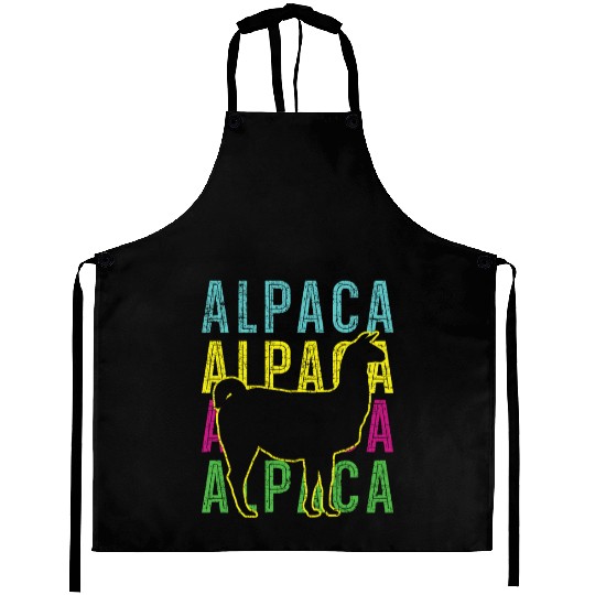 Alpaca Llama Lover Alpaca Whisperer Farm Animal Aprons