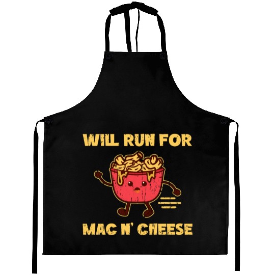 Will run for mac n cheese - pasta Aprons
